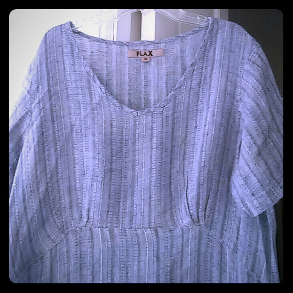 Flax denim linen maxi M very flattering